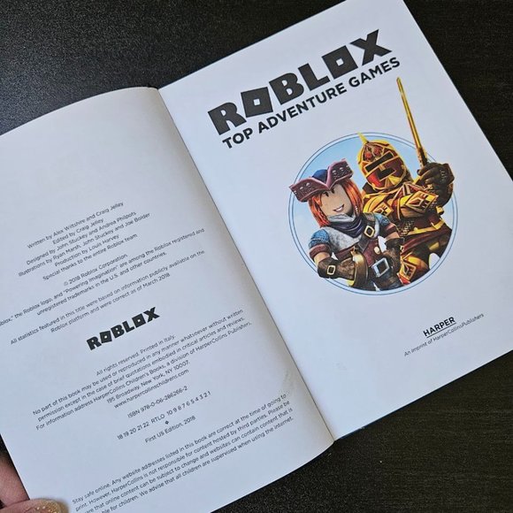 4/$20 Roblox Top Adventure Games - Roblox Official - Hardcover - Picture 2 of 8